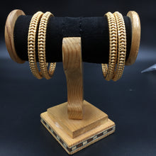 Antique Gold Finish Bangles/Kada 4512-1 - Dazzles Jewellery