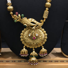 Medium Antique Pendant Set 5863-28 - Dazzles Jewellery