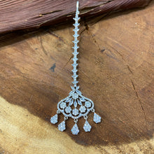 Zircon/AD Maang Tikka 1354-69 - Dazzles Jewellery