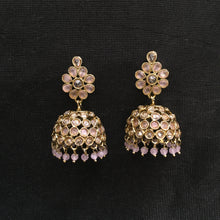 Jhumki Antique Earring 4759-33 - Dazzles Jewellery