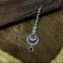 Zircon/AD Maang Tikka 1359-69 - Dazzles Jewellery