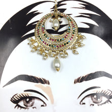 Jadau Multi Maang Tikka 19197-6379 - Dazzles Jewellery