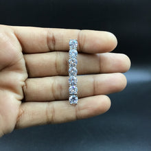 Zircon/AD Necklace Set 7953-05 - Dazzles Jewellery