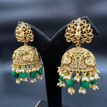Jhumki Gold Look Earring 4488-82 - Dazzles Jewellery