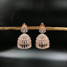 Jhumki Zircon/AD Earring 4192-69 - Dazzles Jewellery