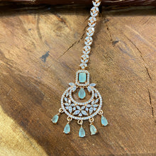 Zircon/AD Maang Tikka 1360-69 - Dazzles Jewellery
