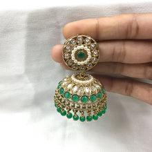 Green Antique Earrings - Dazzles Jewellery
