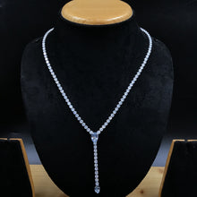 Round Neck Zircon/AD Necklace Set 7170-33 - Dazzles Jewellery