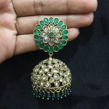 Jhumki Antique Earring 3968-28 - Dazzles Jewellery
