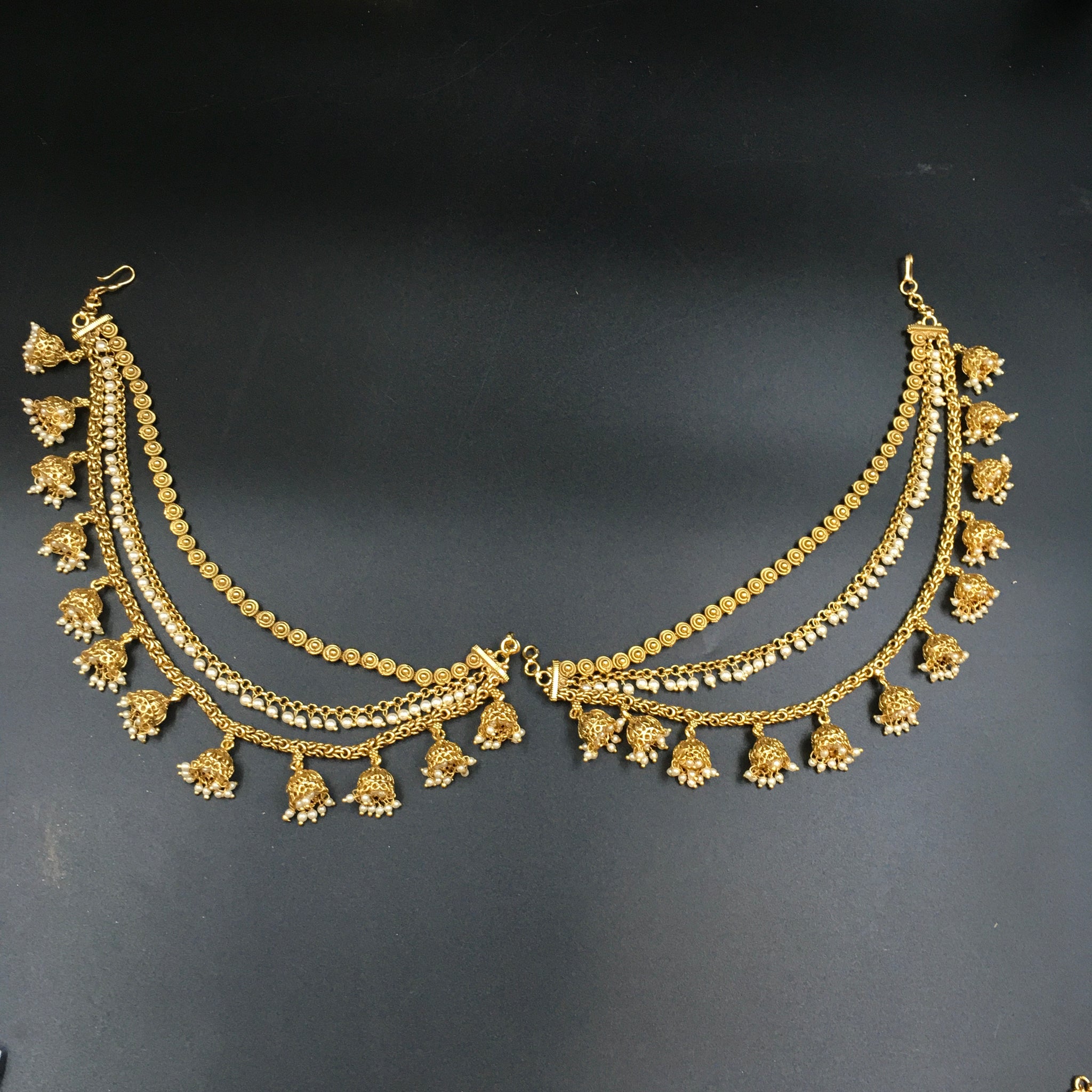 Antique Gold Polish Kanchain 3780-28 - Dazzles Jewellery