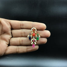 Round Neck Jadau Necklace Set 5989-65 - Dazzles Jewellery