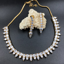 White Zircon/AD Necklace Set - Dazzles Jewellery