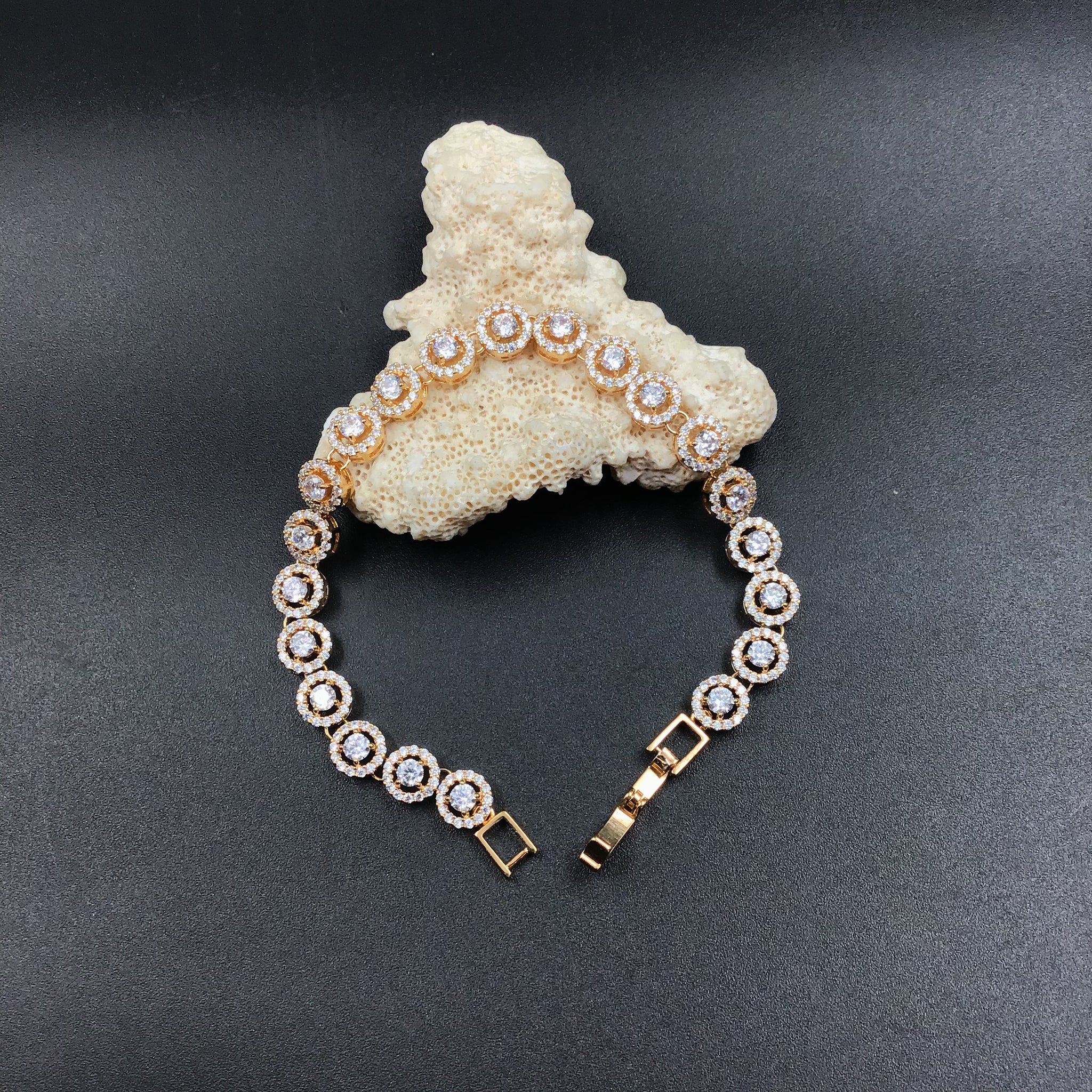 Zircon/AD Bracelet 5038-05 - Dazzles Jewellery