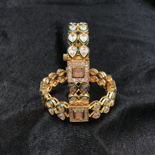 Ruby Polki Kada 1072-21 - Dazzles Jewellery