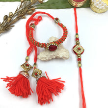 Rakhi Lumba Set D167 2200-76 - Dazzles Jewellery