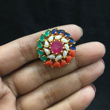 Tops/Studs Jadau Earring 5985-65 - Dazzles Jewellery