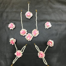 Flower Jewellery Set 5513-100 - Dazzles Jewellery