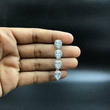 Round Neck Zircon/AD Necklace Set 7355-34 - Dazzles Jewellery