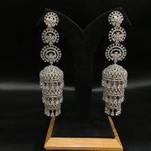 Zircon/AD Earring 1093-69 - Dazzles Jewellery