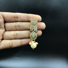 Choker Polki Necklace Set 5763-21 - Dazzles Jewellery