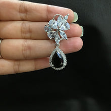 Zircon/AD Earring 1103-69 - Dazzles Jewellery