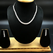 Round Neck Zircon/AD Necklace Set 3167-11 - Dazzles Jewellery