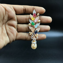 Danglers Zircon/AD Earring 7408-34 - Dazzles Jewellery