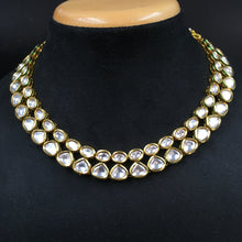 Round Neck Kundan Necklace Set 3717-28 - Dazzles Jewellery