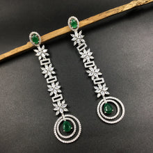 Danglers Zircon/AD Earring 7387-34 - Dazzles Jewellery