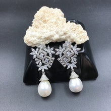 Light Zircon/AD Earring 4180-69 - Dazzles Jewellery