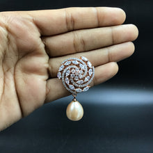 Rose Gold Zircon/AD Earring - Dazzles Jewellery