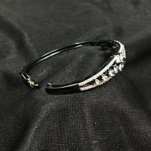 Openable Zircon/AD Bracelet 3250-11 - Dazzles Jewellery