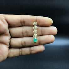 Green Zircon/AD Necklace Set - Dazzles Jewellery