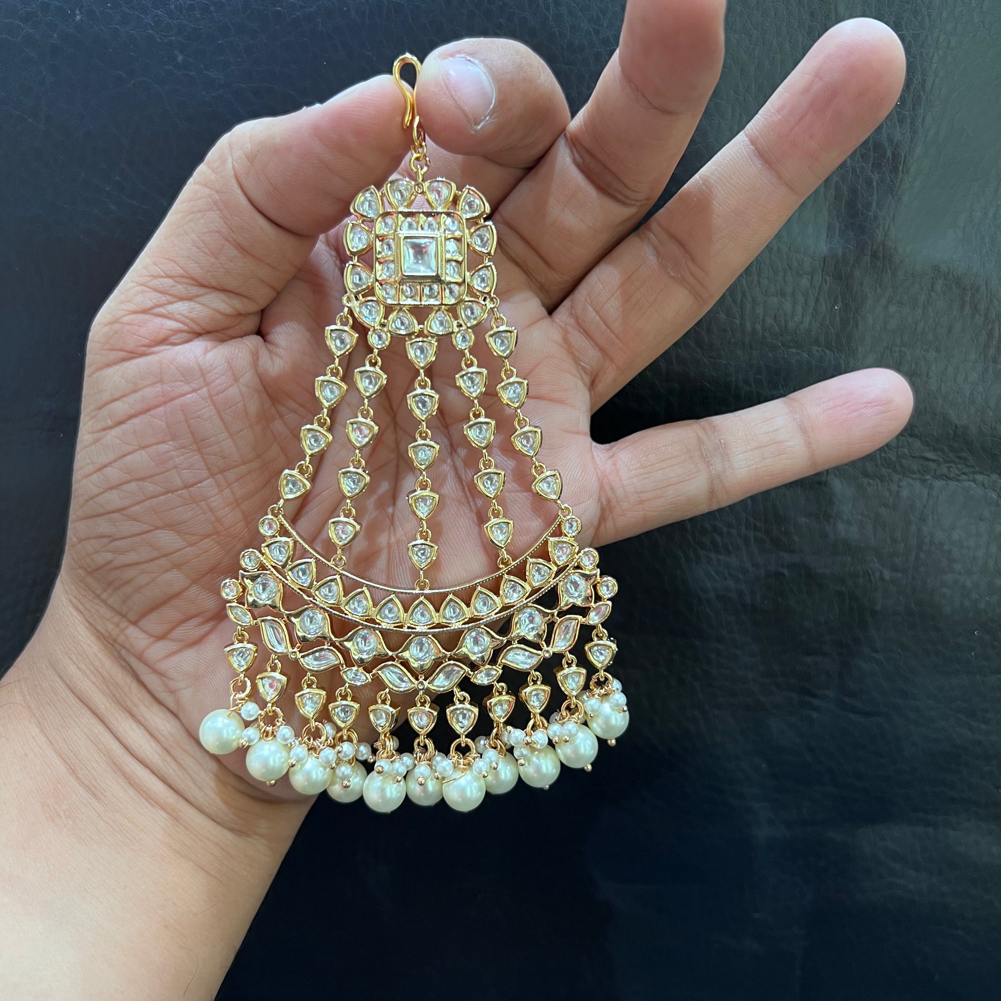 Kundan Passa 5891-28 - Dazzles Jewellery