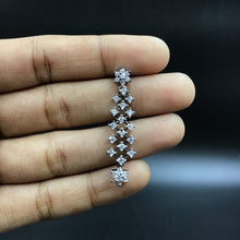 Gray Zircon/AD Necklace Set 18452-5634 - Dazzles Jewellery
