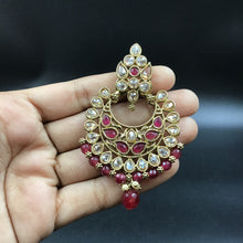 Ruby Antique Necklace Set - Dazzles Jewellery