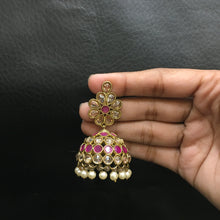 Choker Antique Necklace Set 4634-33 - Dazzles Jewellery