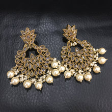 Chandbali Antique Earring 3963-28 - Dazzles Jewellery