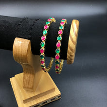 Jadau Bangles 5163-100 - Dazzles Jewellery