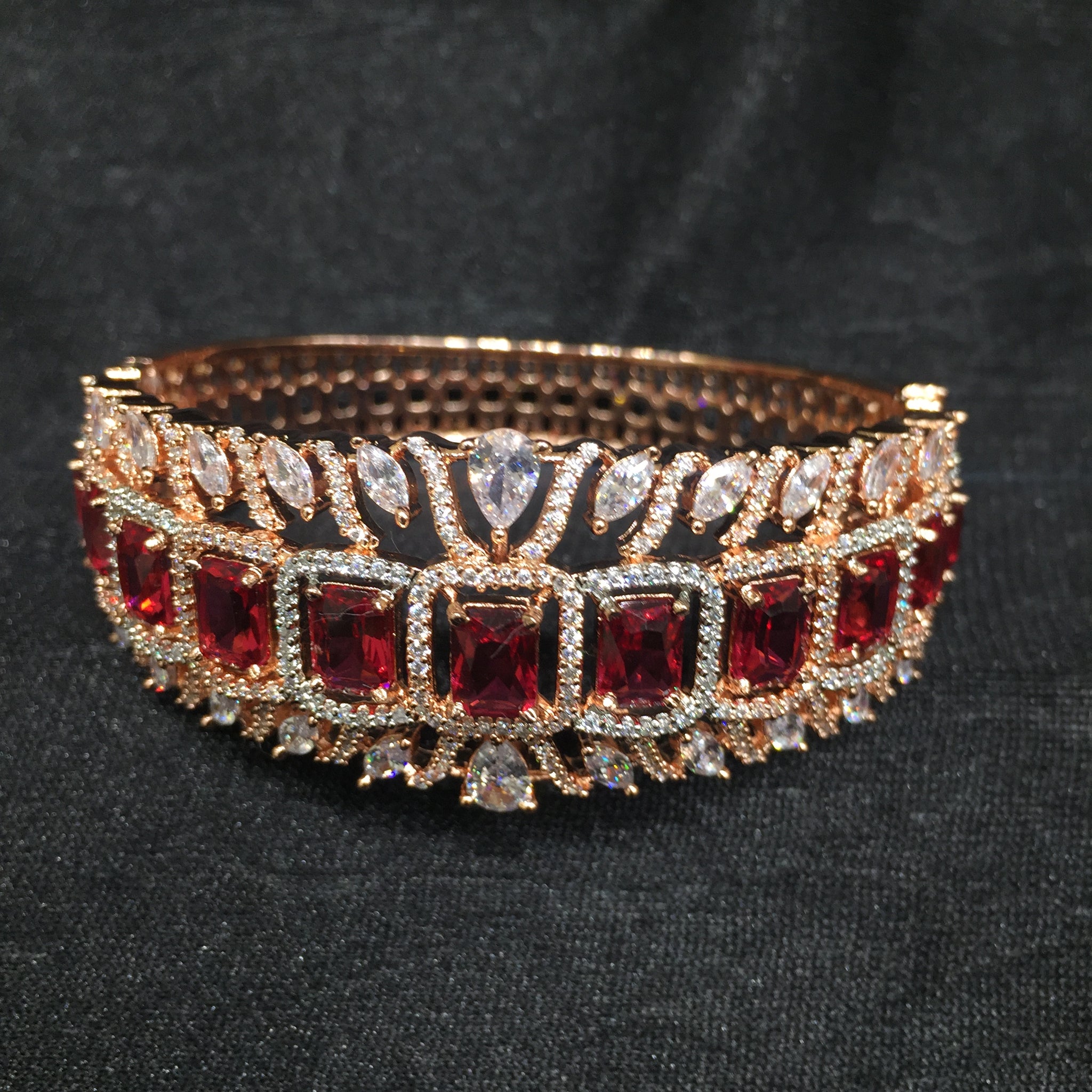 Zircon/AD Bracelet 4087-69 - Dazzles Jewellery