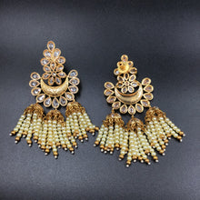 Champagne Gold Look Chandbali 8644-2646 - Dazzles Jewellery
