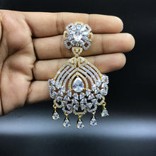 Gold plated Zircon/AD Earring 9303-4037 - Dazzles Jewellery