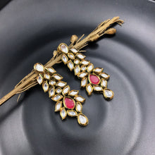 Kundan Earring Danglers 2739-12 - Dazzles Jewellery