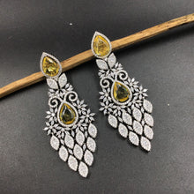 Danglers Zircon/AD Earring 7383-34 - Dazzles Jewellery