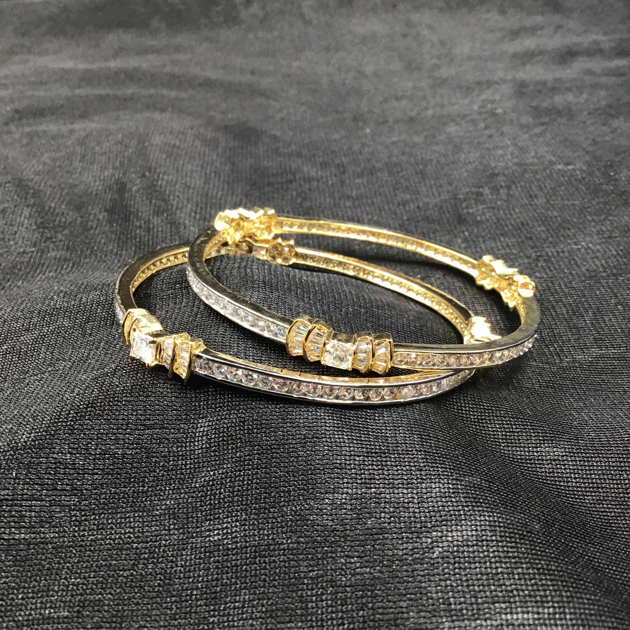 Zircon/AD Bangles/Kada 6233-08 - Dazzles Jewellery