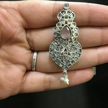 Oxidized Choker Set 1217-69 - Dazzles Jewellery