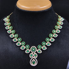 Round Neck Jadau Necklace Set 5991-65 - Dazzles Jewellery