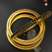 Green Bangles/Kada - Dazzles Jewellery