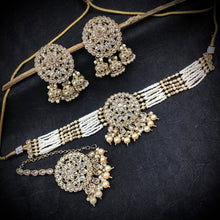 Choker Antique Necklace Set 6920-28 - Dazzles Jewellery