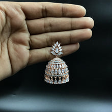 Jhumki Zircon/AD Earring 4192-69 - Dazzles Jewellery